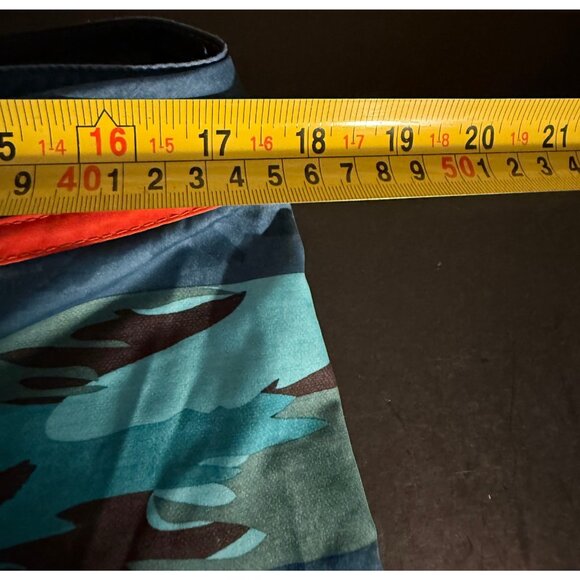 Quiksilver Board Shorts Mens 32 9" Island Palm AOP Striped Beach Swim Trunks - Picture 4 of 6